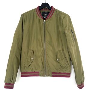 ONLY Green Bomber Jacket